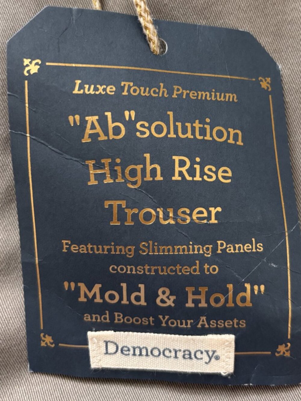 Democracy 'Ab'solution High Rise Trouser - Picture 6 of 7